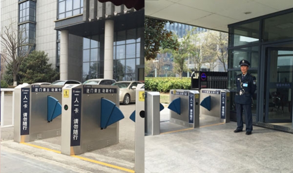徐州市政府行政服務(wù)中心7個(gè)出入口訪(fǎng)客22個(gè)行人通道閘機(jī)（支持市民卡卡片）